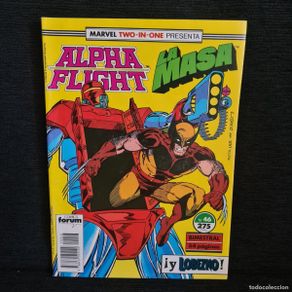 Fumetti: ALPHA FLIGHT LA MASA - Nº46 - MARVEL TWO IN ONE - JUVENIL AÑO 1985 / M-1092